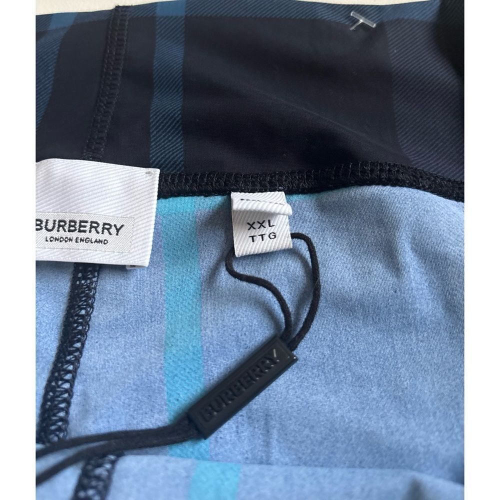 Burberry Madden Check Print Leggings in Blue Size XXL ~ NEW NO TAGS - Picture 7 of 13